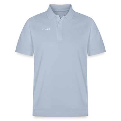 Unisex Organic Polo Shirt - sky blue