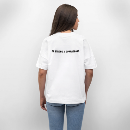 Oversized Unisex Organic T-shirt - white