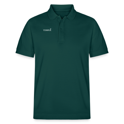 Unisex Organic Polo Shirt - glazed green
