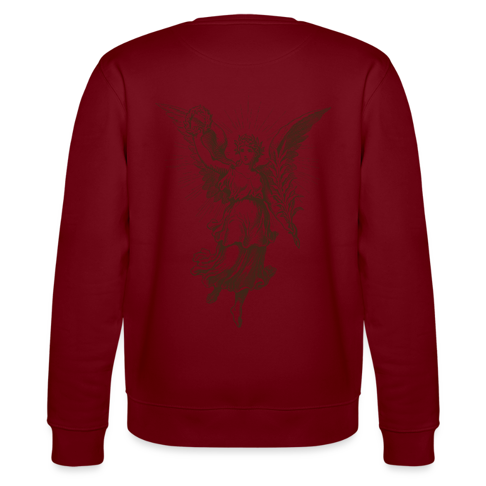 Unisex Organic Sweatshirt - burgundy