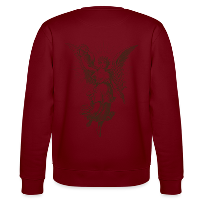 Unisex Organic Sweatshirt - burgundy