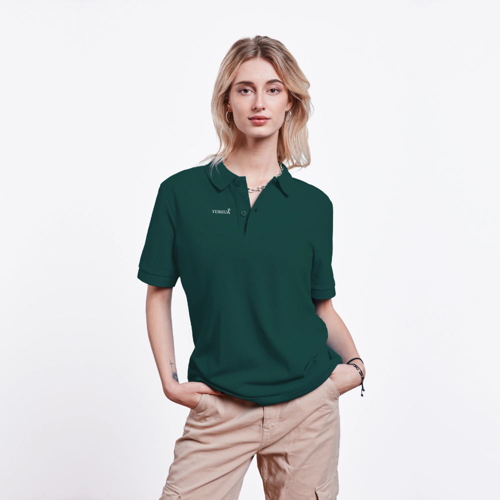 Unisex Organic Polo Shirt - glazed green
