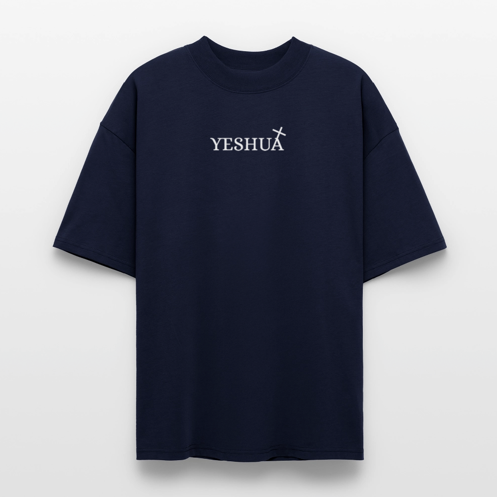 Oversized Unisex Organic T-shirt - navy