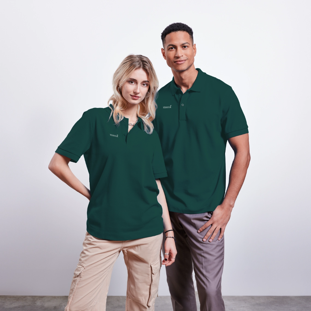 Unisex Organic Polo Shirt - glazed green