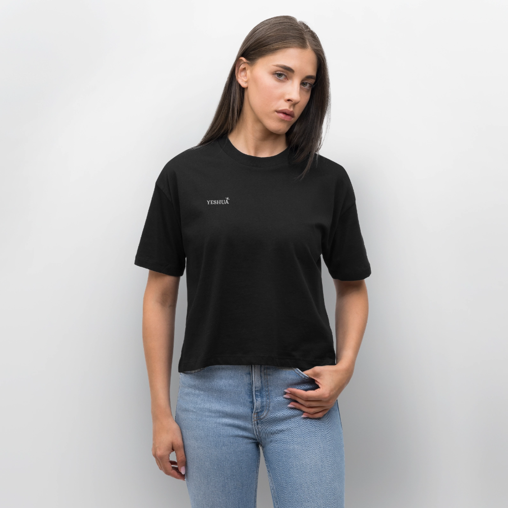 Women’s Boxy Organic T-Shirt - black