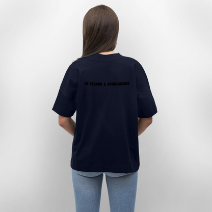 Oversized Unisex Organic T-shirt - navy