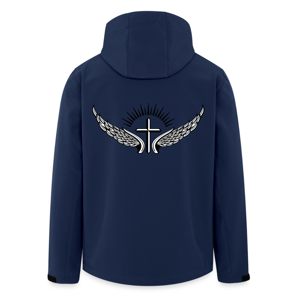 Men's Recycled Softshell Jacket - navy