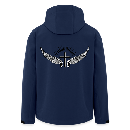 Men's Recycled Softshell Jacket - navy