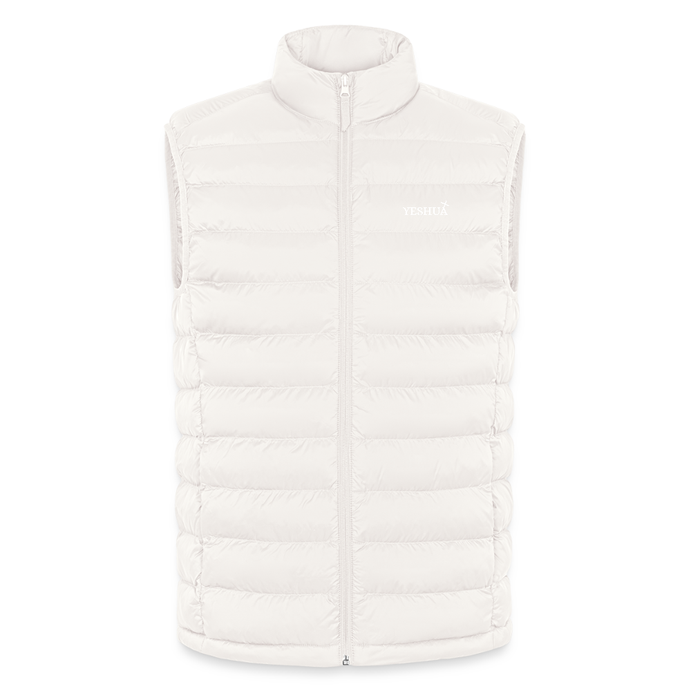 LIGHTWEIGHT Men's quilted gilet - off white