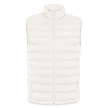 LIGHTWEIGHT Men's quilted gilet - off white