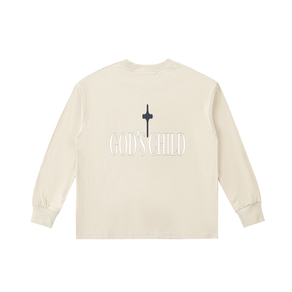 Kids' Quick-Dry Cotton Long-Sleeve Tee