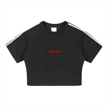 Taped Cooling Performance Crop Top