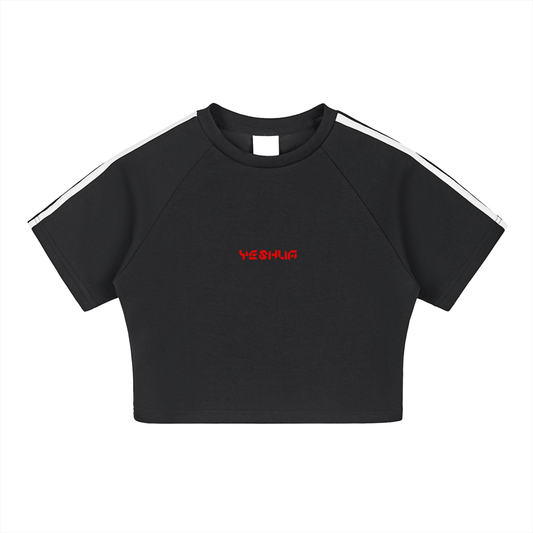 Taped Cooling Performance Crop Top