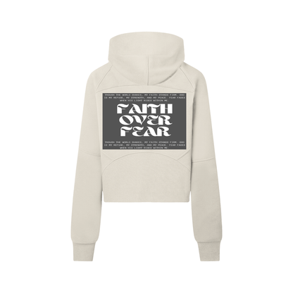 Cropped Half-Zip Hoodie