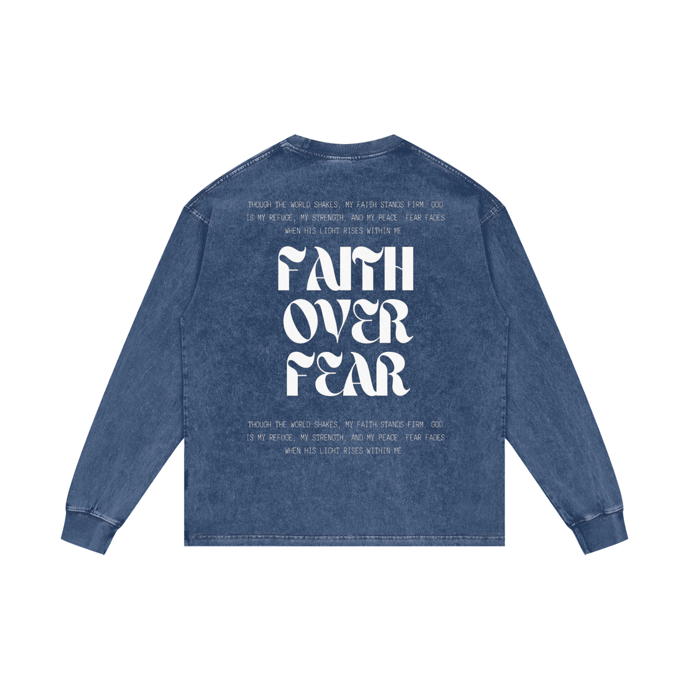 Acid Wash Oversize Long Sleeve T-Shirt