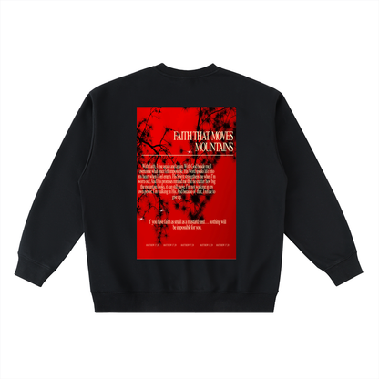 Oversized Crewneck Taped Sweatshirt