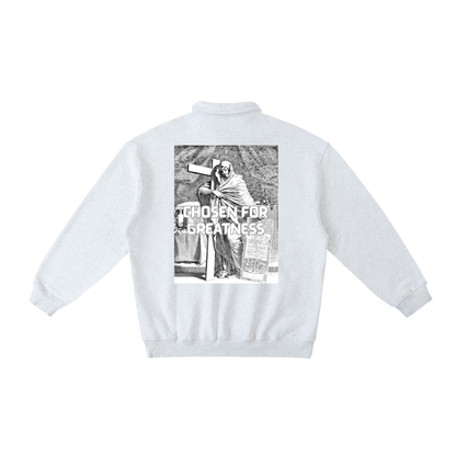 Heavyweight Polo-Collar Sweatshirt