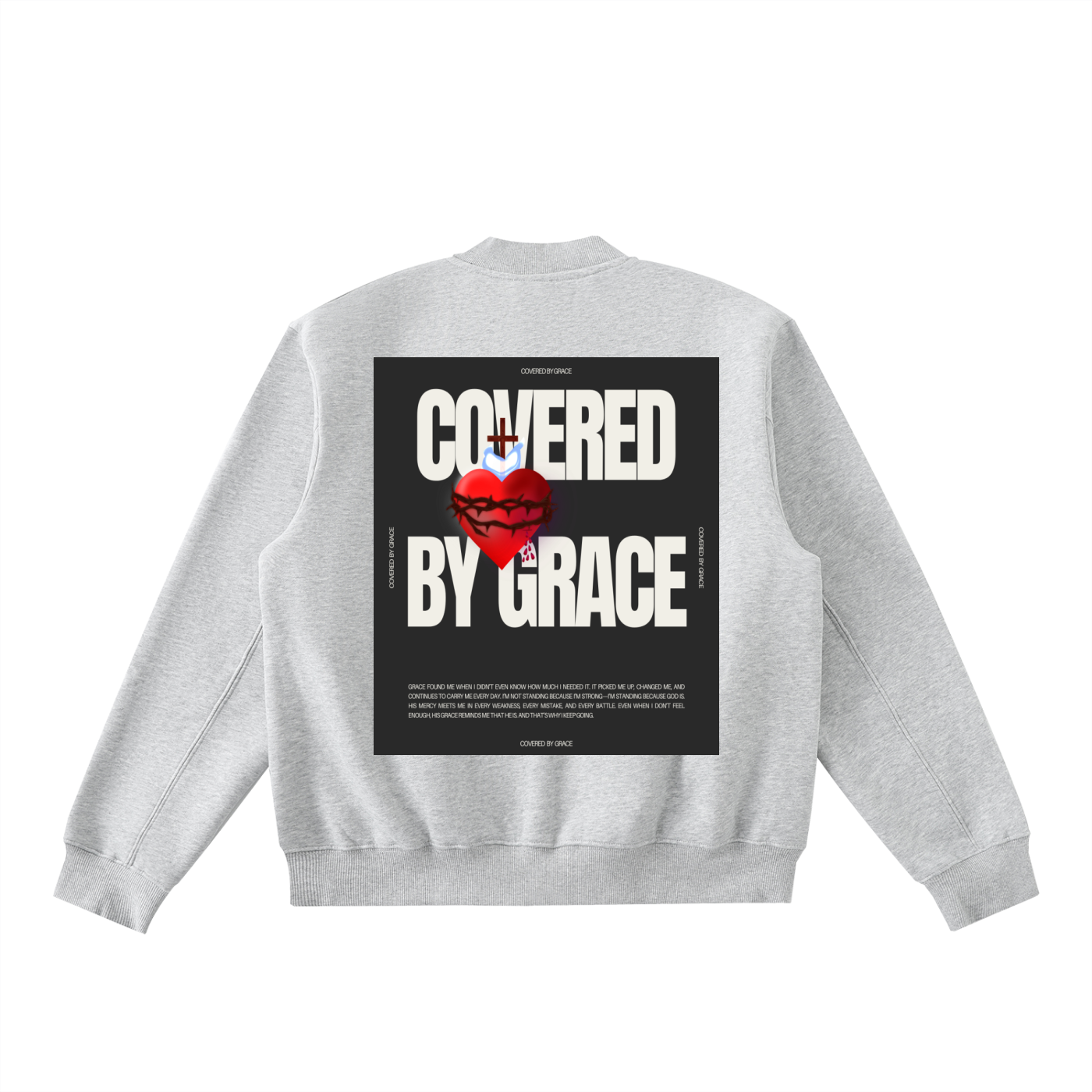 Essential Zip-Up Fleeced Varsity Jacket