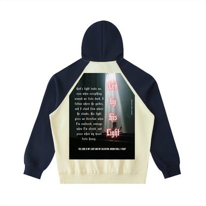 Color-Block Raglan Sleeve Hoodie