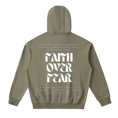 Drop-Shoulder Zip Up Hoodie