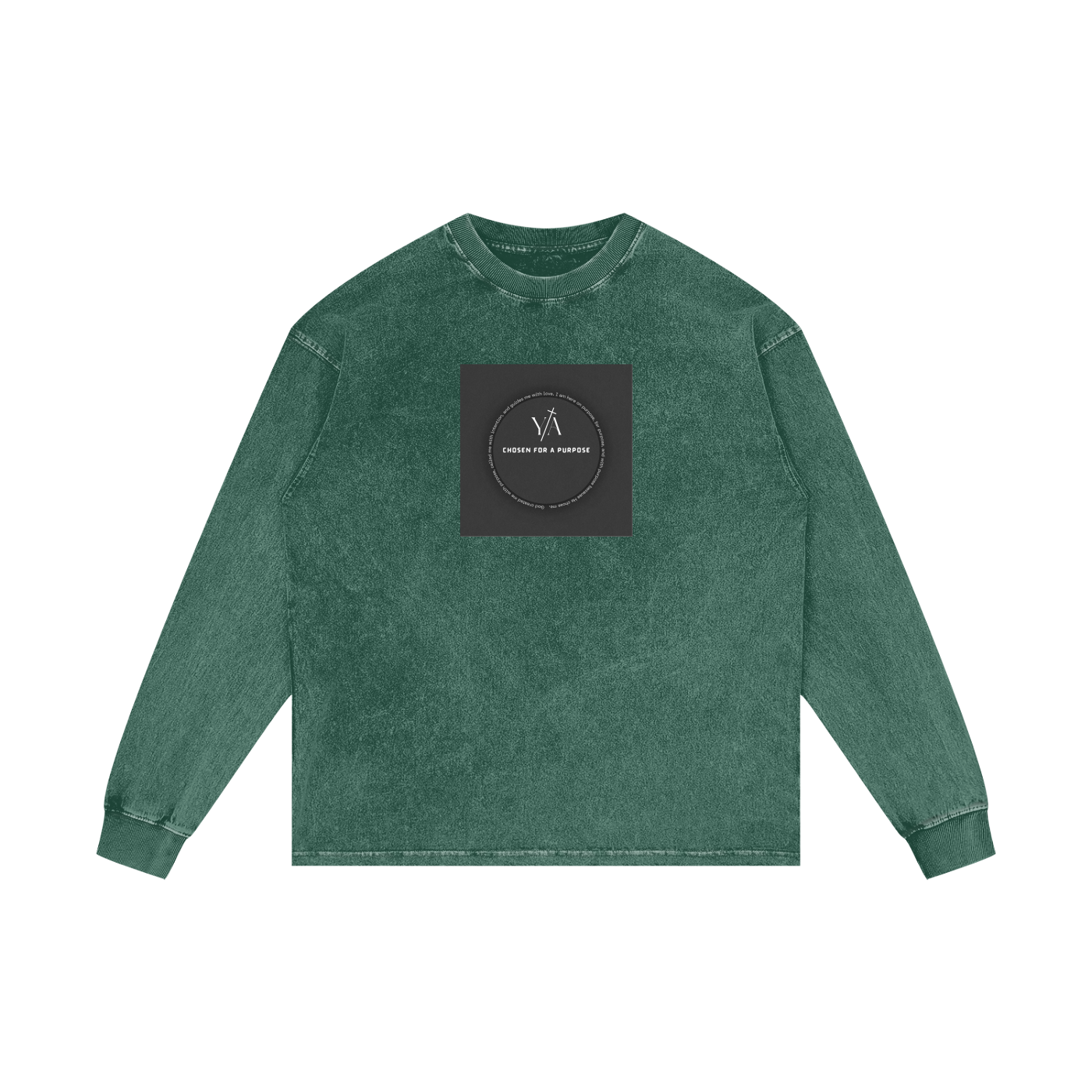 Acid Wash Oversize Long Sleeve T-Shirt