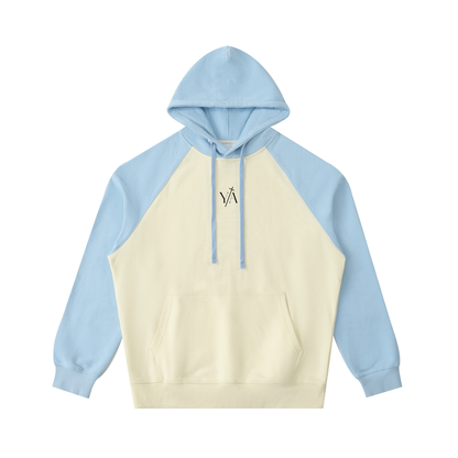 Color-Block Raglan Sleeve Hoodie