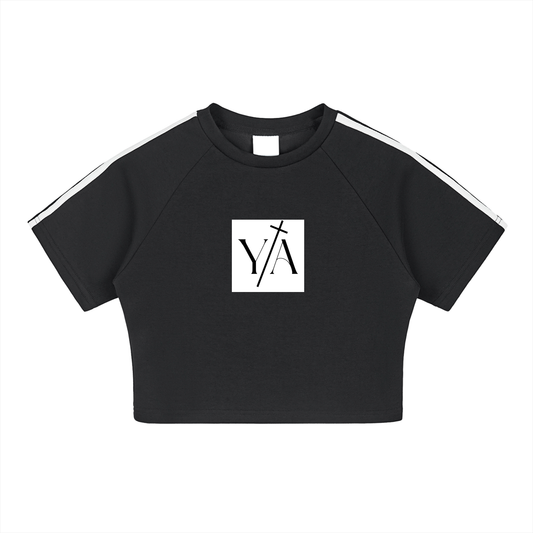 Taped Cooling Performance Crop Top