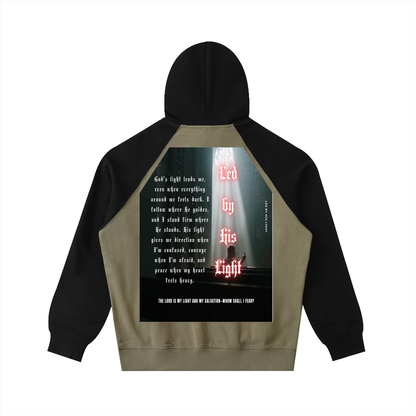 Color-Block Raglan Sleeve Hoodie