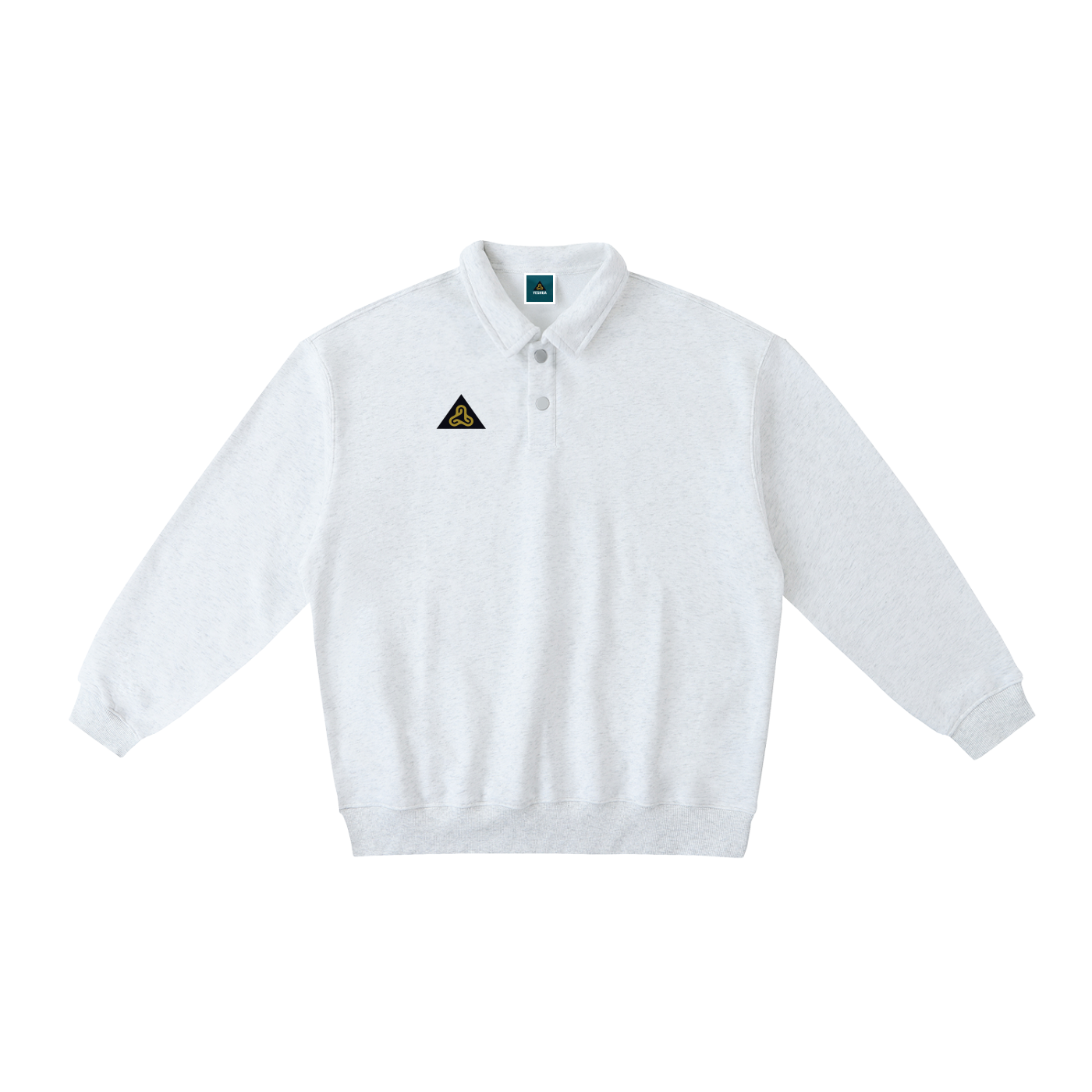 Heavyweight Polo-Collar Sweatshirt