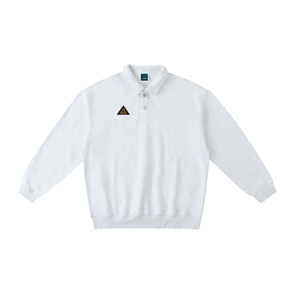 Heavyweight Polo-Collar Sweatshirt