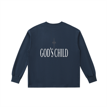 Kids' Quick-Dry Cotton Long-Sleeve Tee