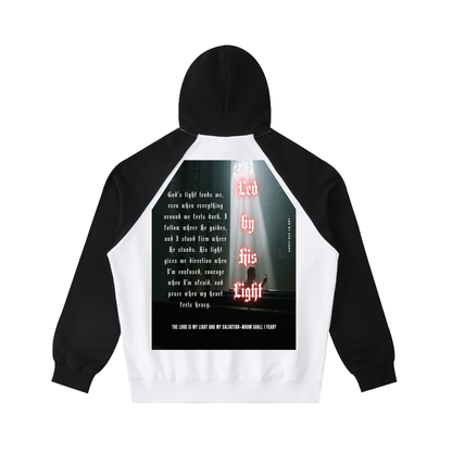 Color-Block Raglan Sleeve Hoodie