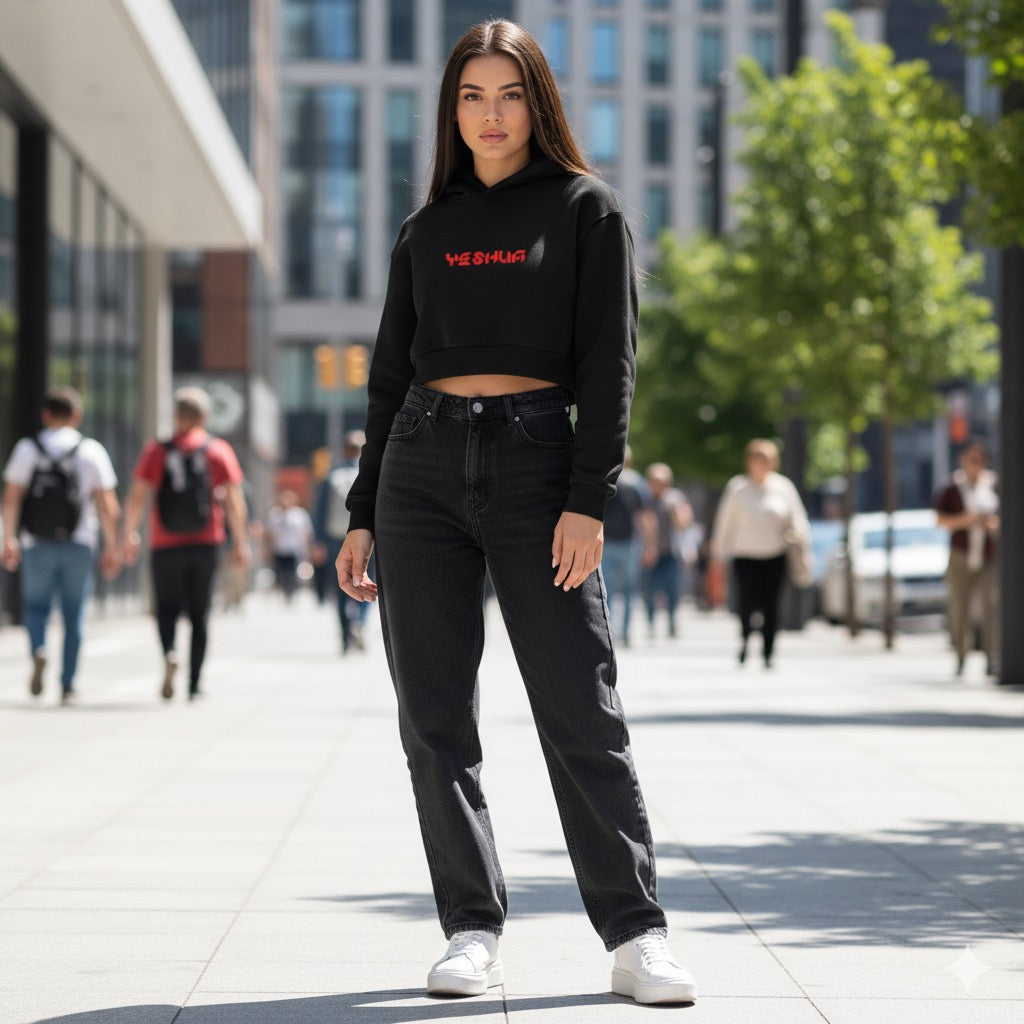 Essential Cropped Hoodie