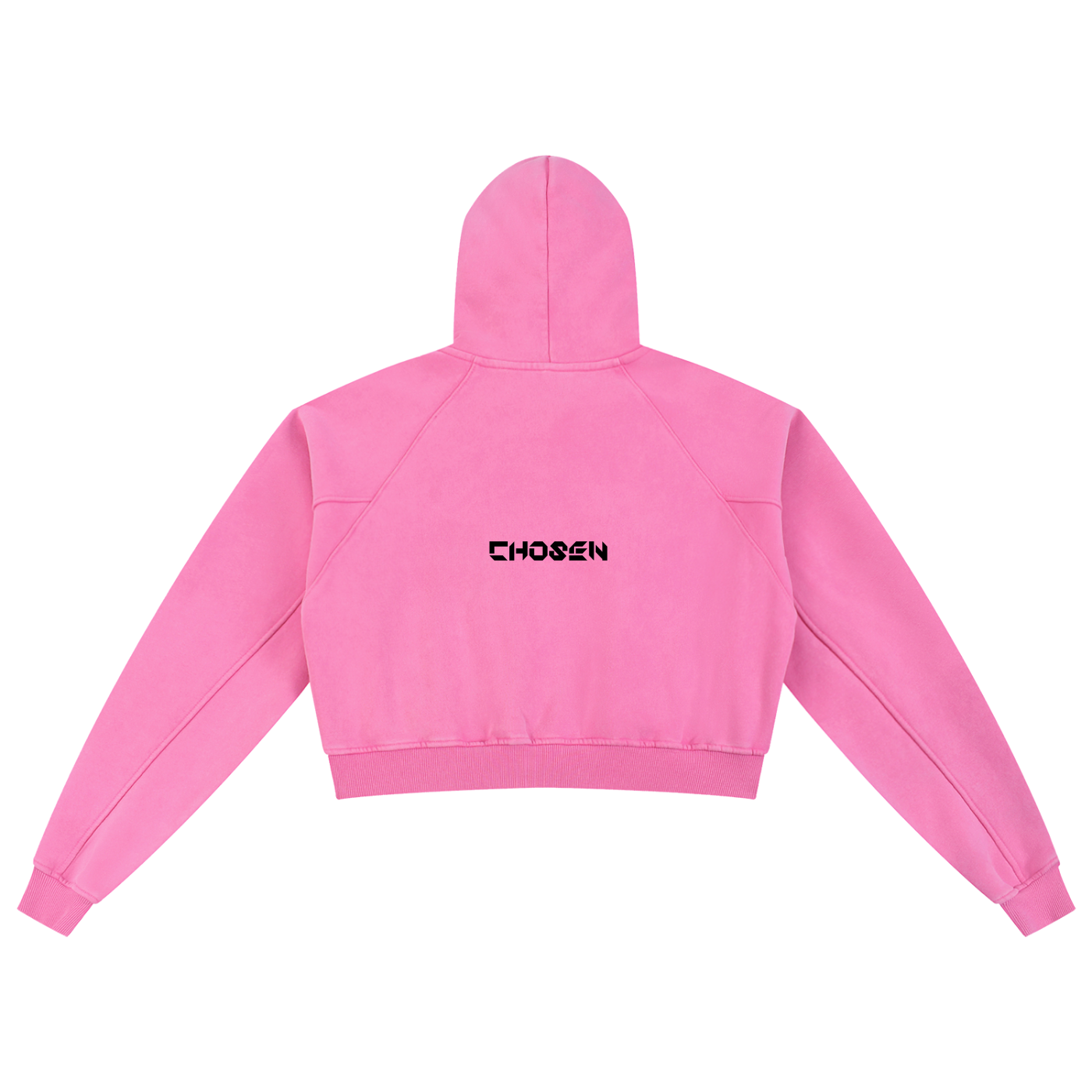 Snow Washed Cropped Hoodie
