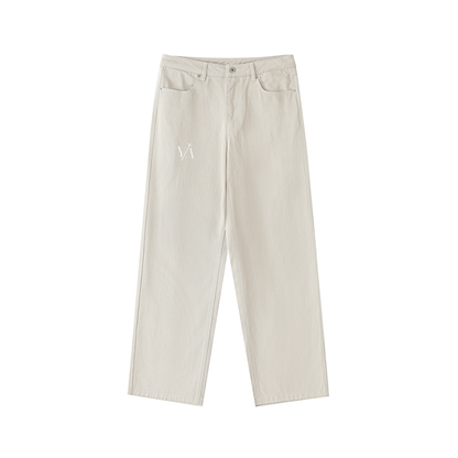 Heavyweight Cotton Straight-Leg Pants