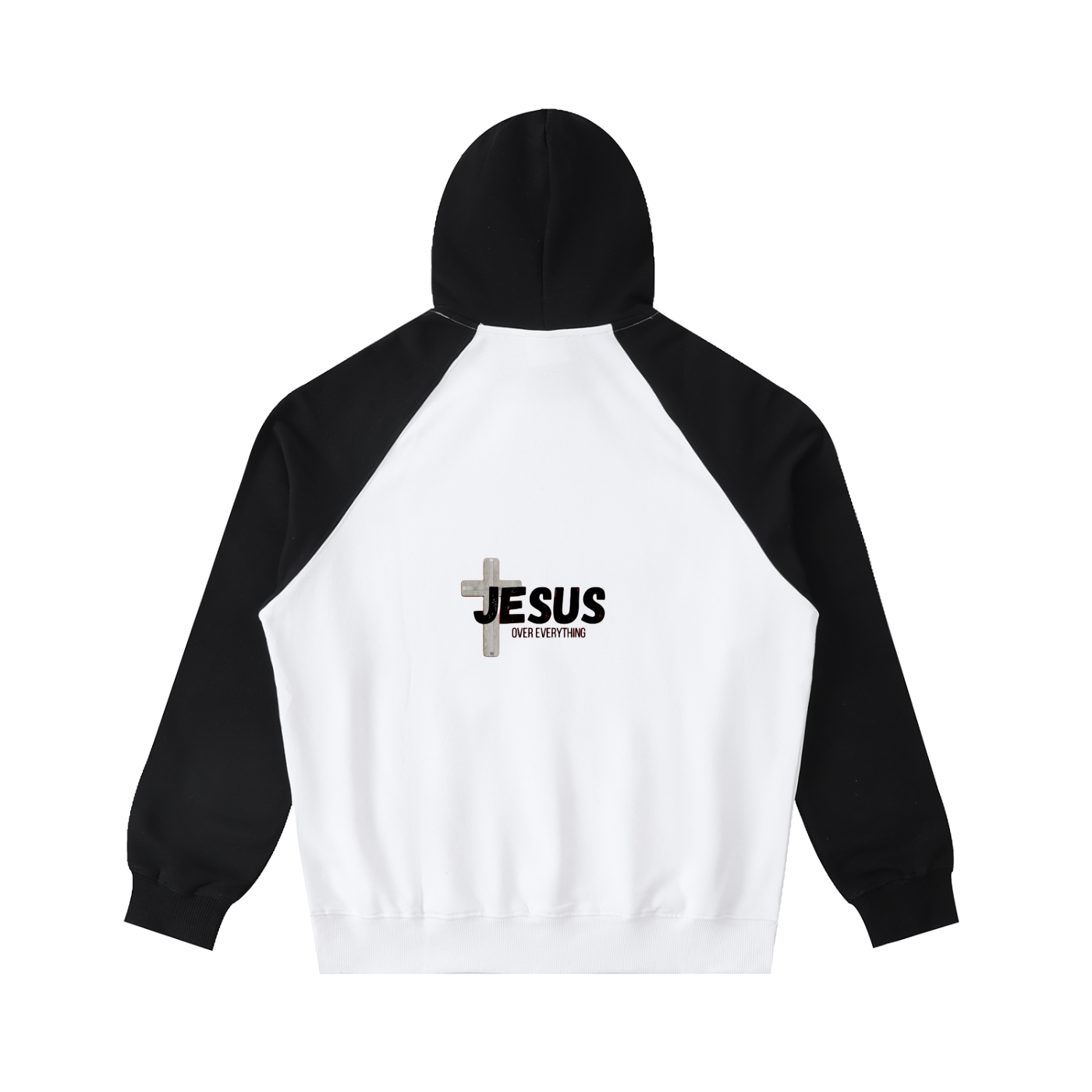 Color-Block Raglan Sleeve Hoodie