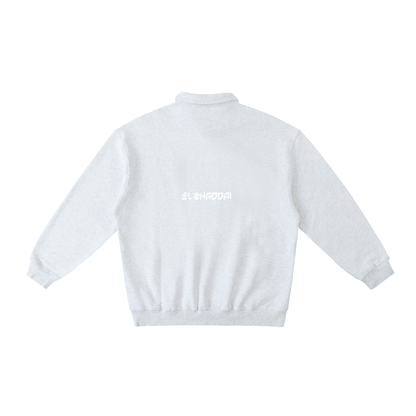 Heavyweight Polo-Collar Sweatshirt