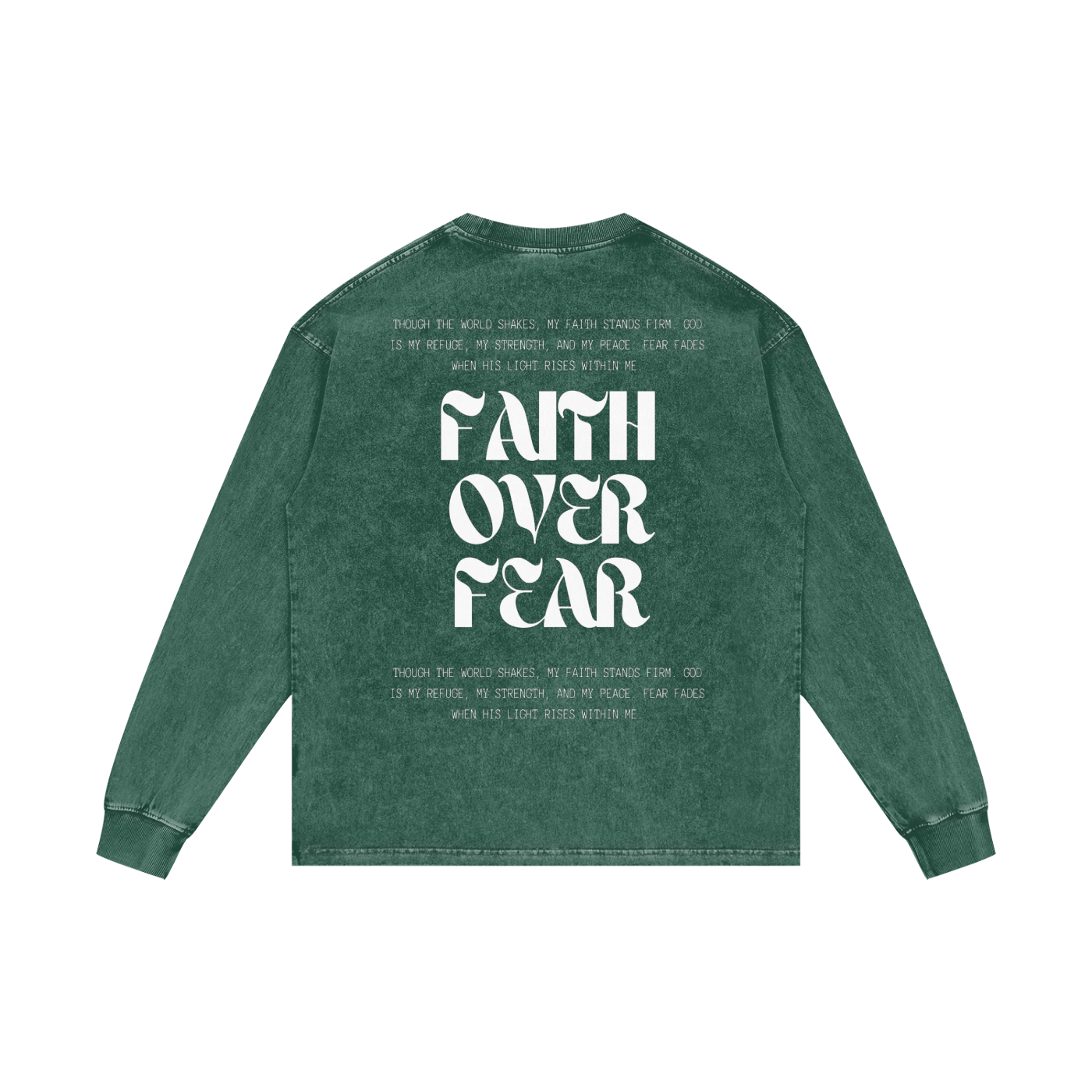 Acid Wash Oversize Long Sleeve T-Shirt