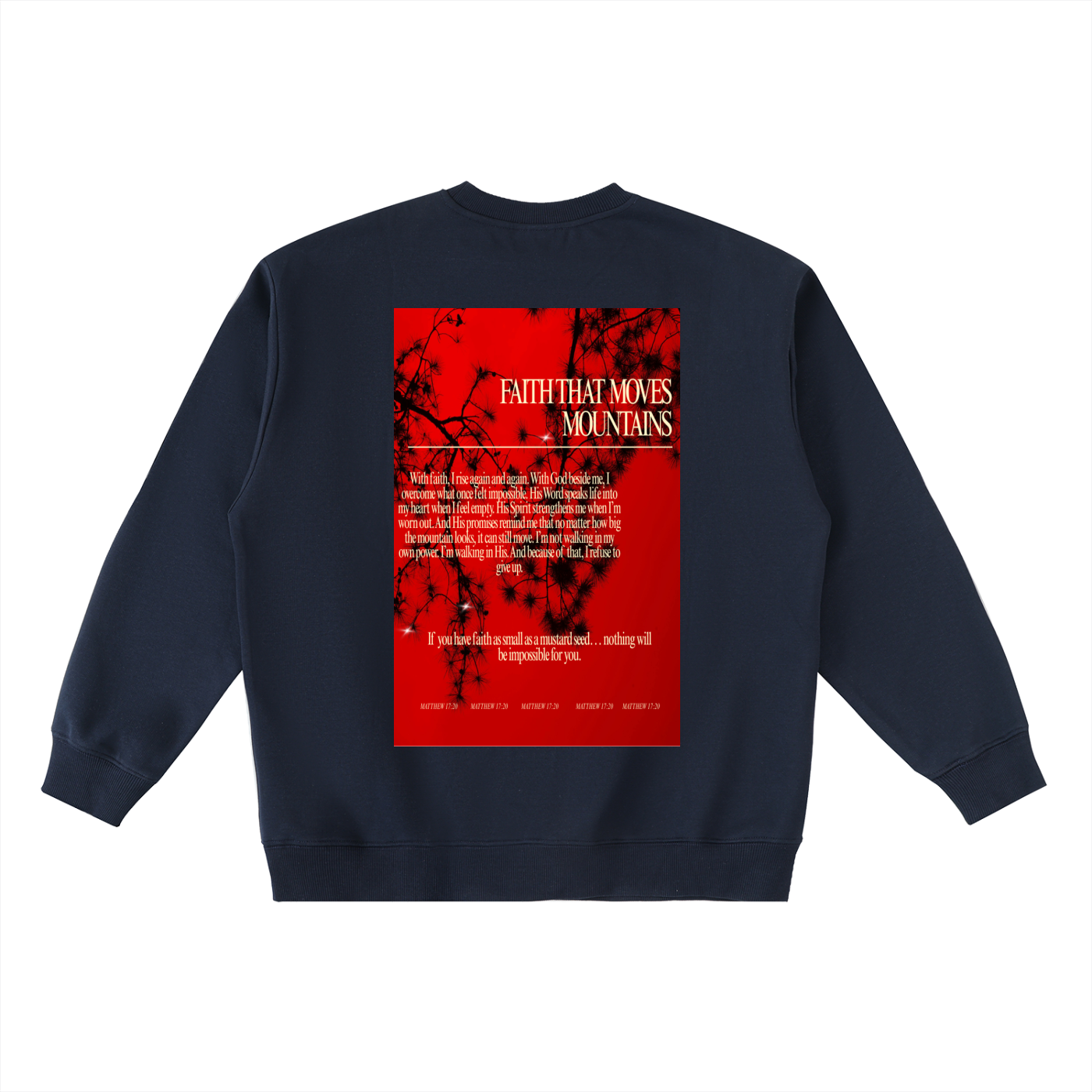 Oversized Crewneck Taped Sweatshirt