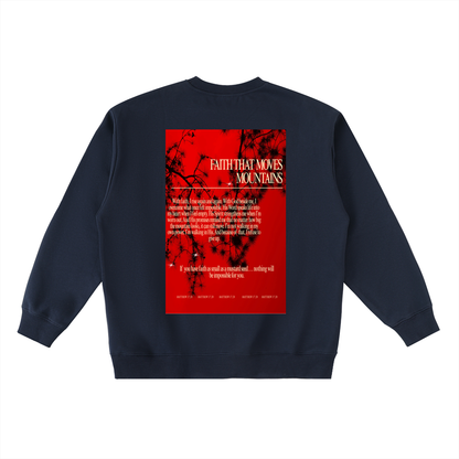 Oversized Crewneck Taped Sweatshirt