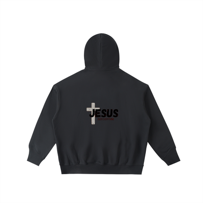 Big Hood Half-Zip Fleece Hoodie