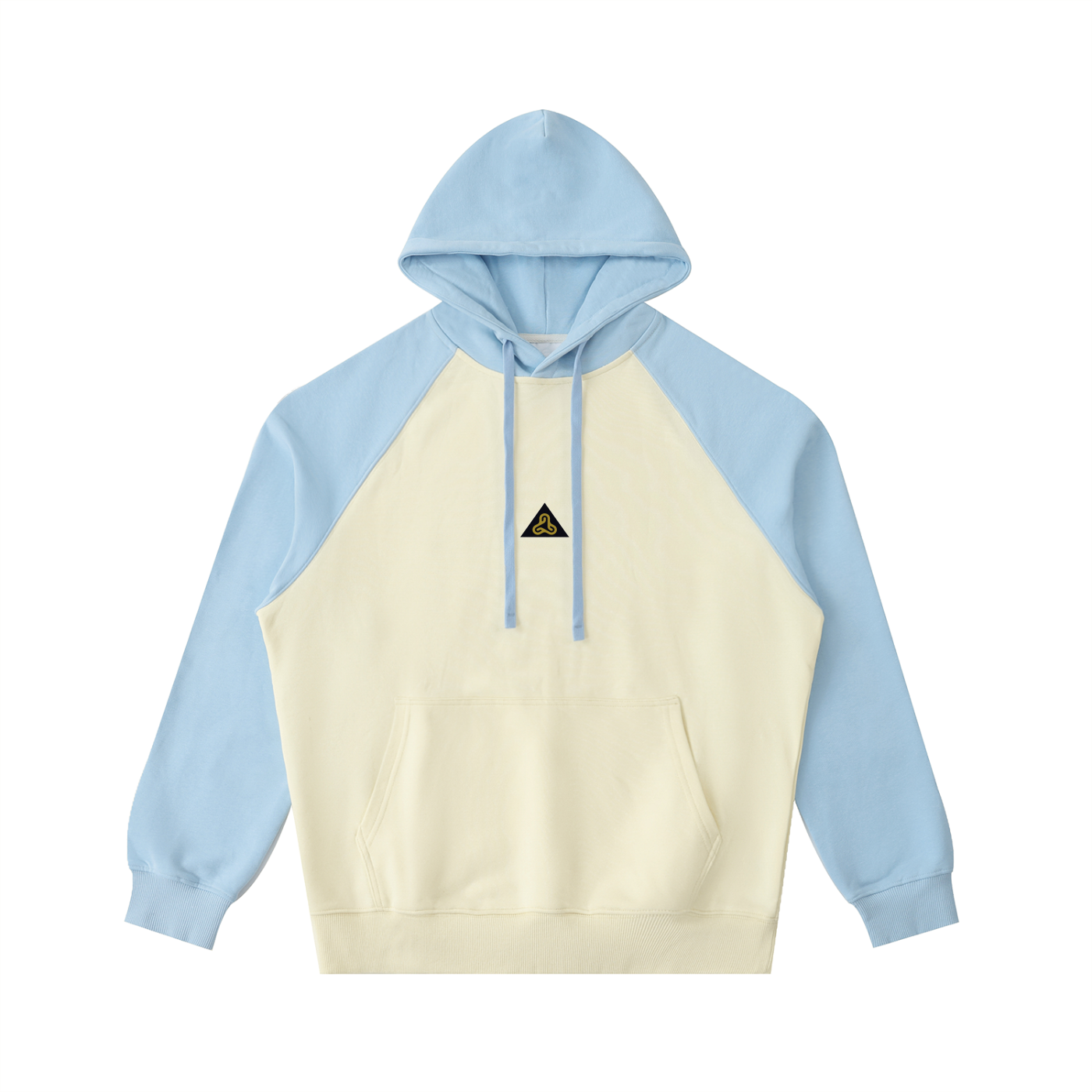Color-Block Raglan Sleeve Hoodie