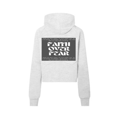 Cropped Half-Zip Hoodie