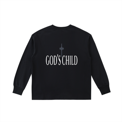Kids' Quick-Dry Cotton Long-Sleeve Tee