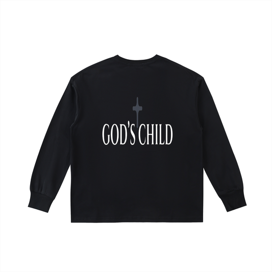 Kids' Quick-Dry Cotton Long-Sleeve Tee