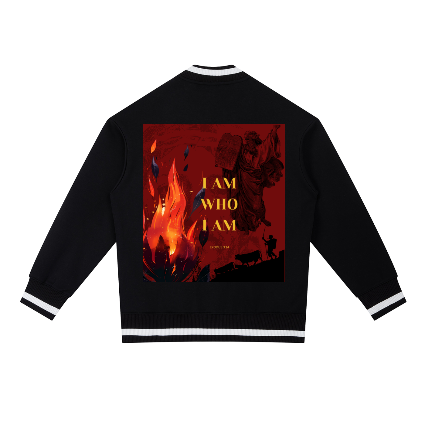 Contrast Piping Zip Bomber Jacket