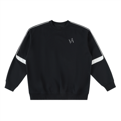 Oversized Crewneck Taped Sweatshirt
