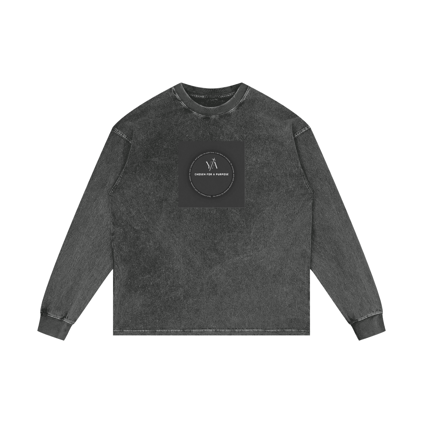 Acid Wash Oversize Long Sleeve T-Shirt
