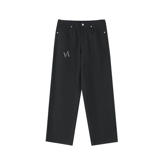 Heavyweight Cotton Straight-Leg Pants