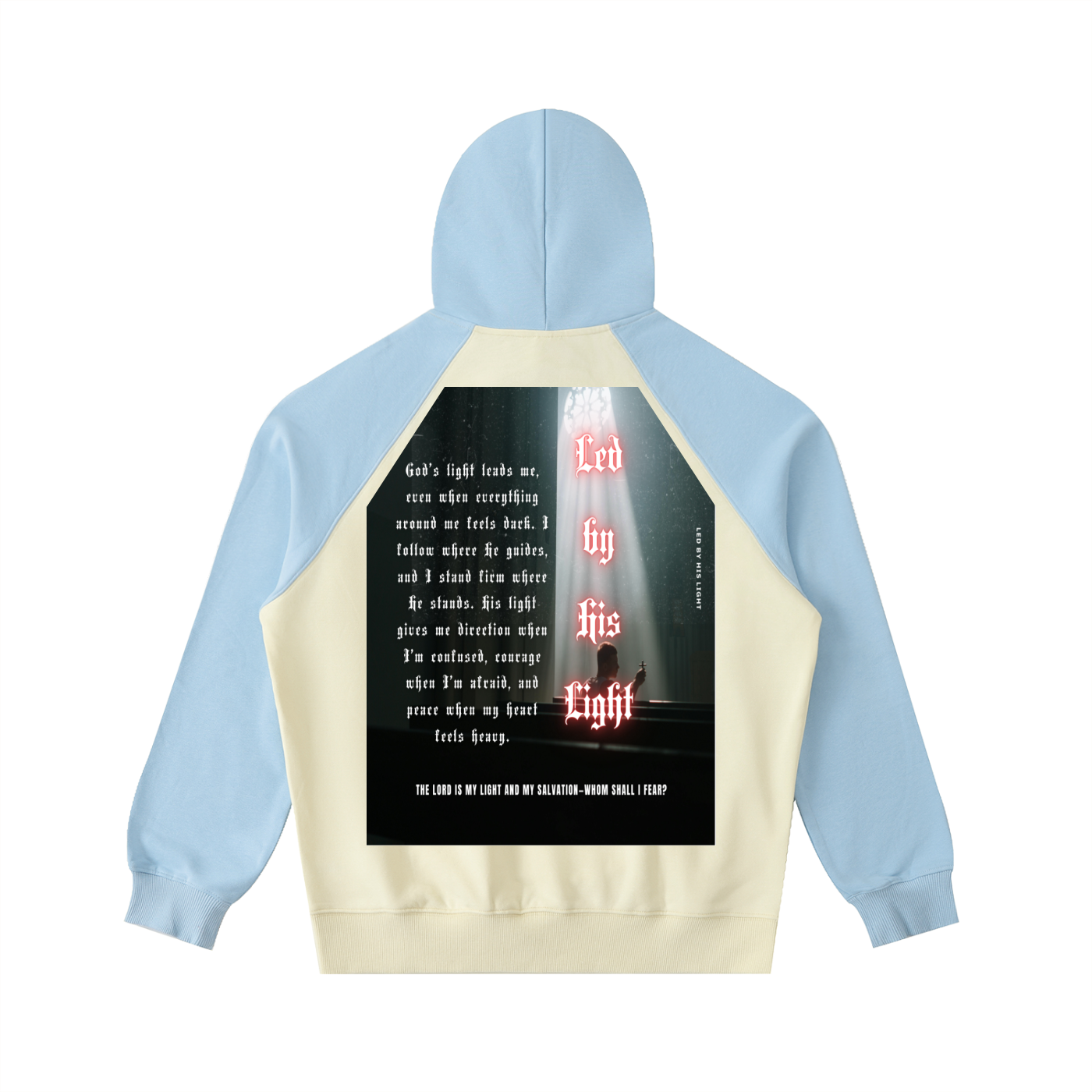 Color-Block Raglan Sleeve Hoodie